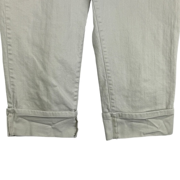 Talbots Factory Rolled Hem Capri Pants Women's 14 Tan - Picture 4 of 8